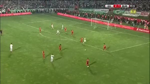 Bursaspor bu pozisyonu gole çeviremedi