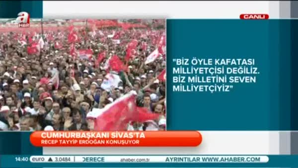Erdoğan'dan HDP'nin pankartına sert tepki