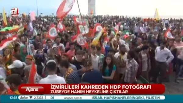 İzmirlileri kahreden HDP fotoğrafı