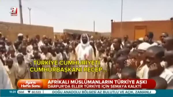 Afrika'dan Türkiye için dua