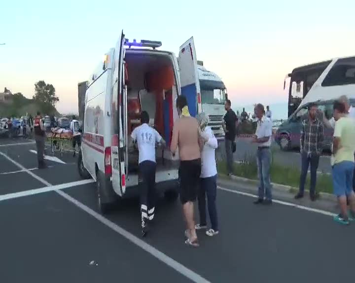 Tekirdağ'da trafik kazası