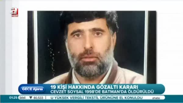 Cevdet Soysal cinayetinde yeni gelişme