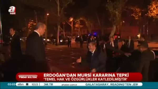 Erdoğan'dan Mursi kararına sert tepki