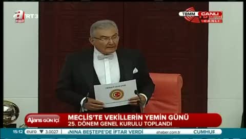 Deniz Baykal'ın TBMM'deki açılış konuşmasında dili sürçtü