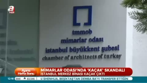 Mimarlar Odası’nda 3 kaçak birarada