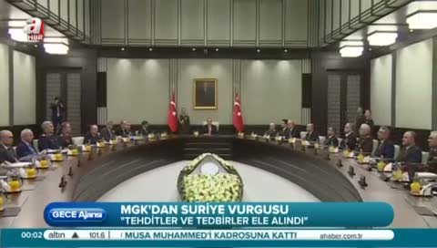 MGK toplantısı sona erdi