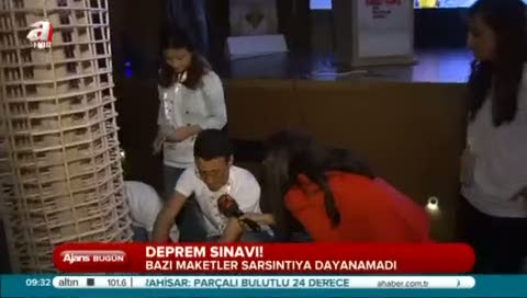 Geleceğin mimarlarının yapıları test edildi