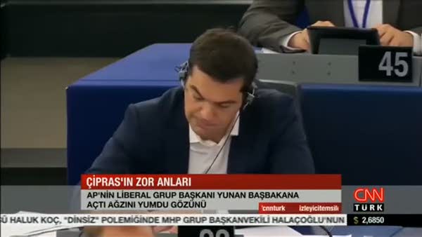 Çipras, Avrupa Parlamentosu'nda azarlandı