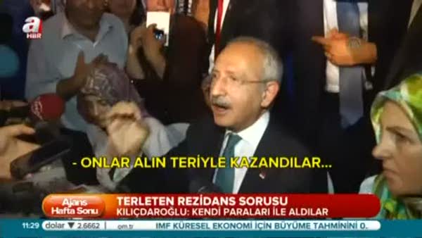 Kılıçdaroğlu'na terleten rezidans sorusu