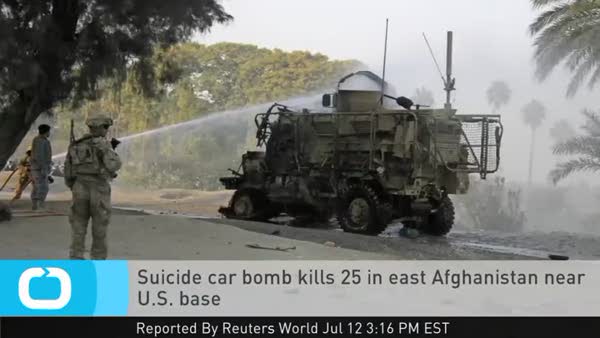 Afganistan'da ABD üssü yakınlarında intihar saldırısı