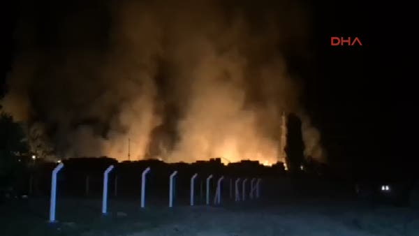İzmir'de fabrikada yangın çıktı