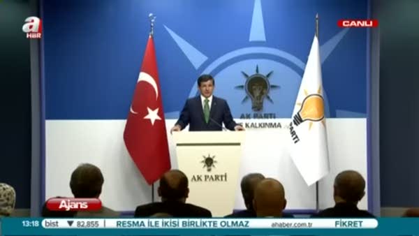 Başbakan Davutoğlu, HDP görüşmesinin ardından açıklama yaptı