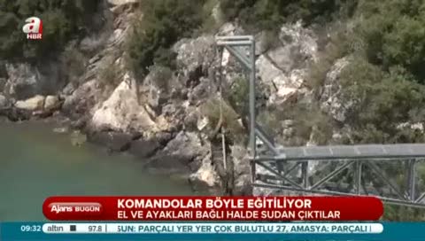 Komandoların zorlu eğitimi