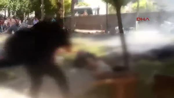 Şanlıurfa'daki patlama yeri amatör kamerada