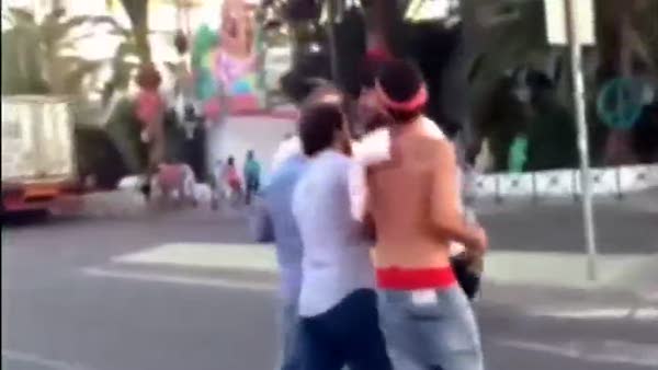 Gonzalo Higuain sokak ortasında kavga etti
