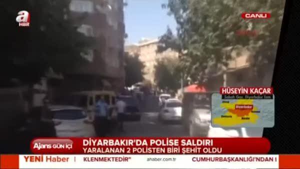 Diyarbakır'da polise saldırı: Şehit ve yaralımız var