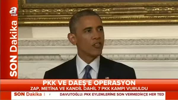 Obama ''Türkiye ile ortak çalışıyoruz''