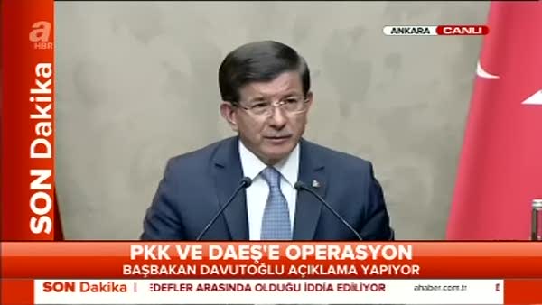 Başbakan Davutoğlu'ndan önemli çözüm süreci açıklaması