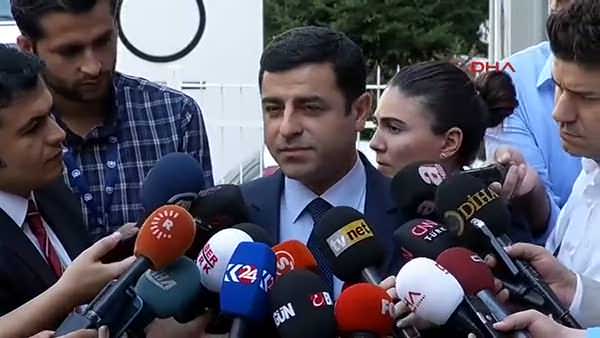 HDP'li Demirtaş ''Bizim kaybedecek bir şeyimiz yok. Asıl siz ne olacaksınız?''