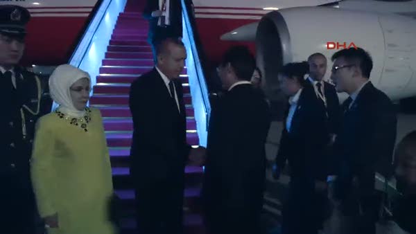 Cumhurbaşkanı Erdoğan Çin'de