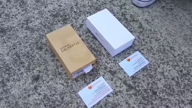 iPhone 6 ve Samsung Galaxy S5 aynı anda yakılırsa