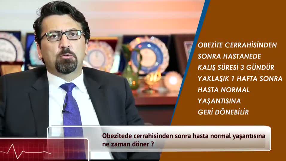 Obezite cerrahisinden sonra hasta normal hayata ne zaman döner?