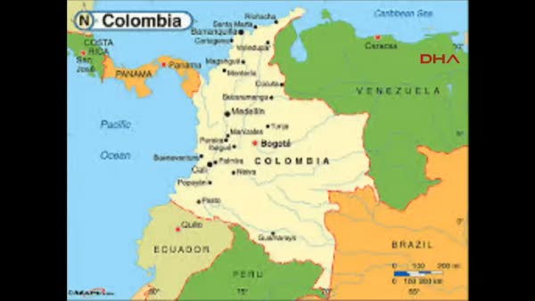 Kolombiya'da polis helikopteri düştü 15 ölü
