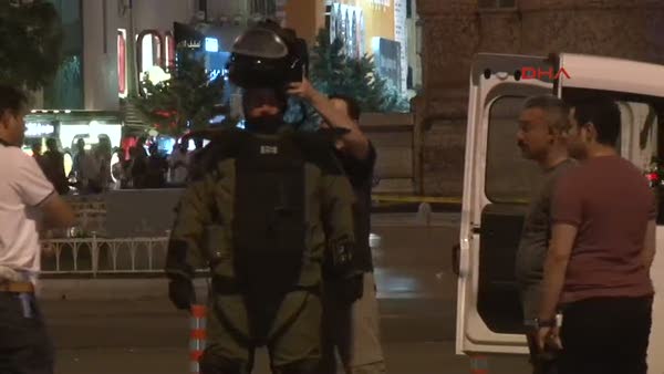 Taksim meydanında şüpheli paket alarmı