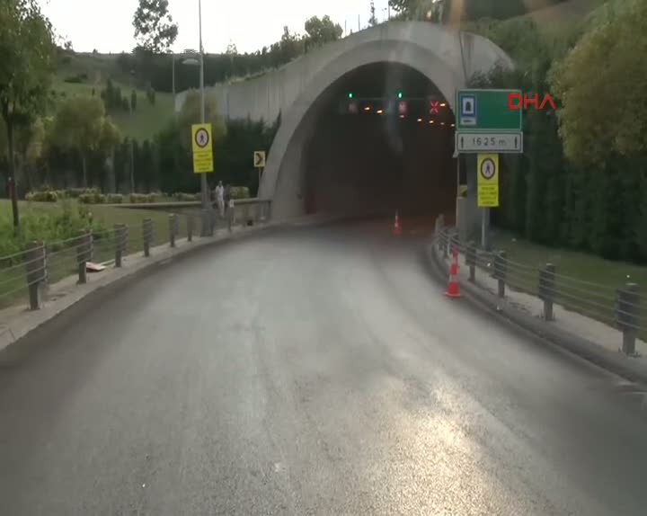 Kağıthane tüneli kapatıldı