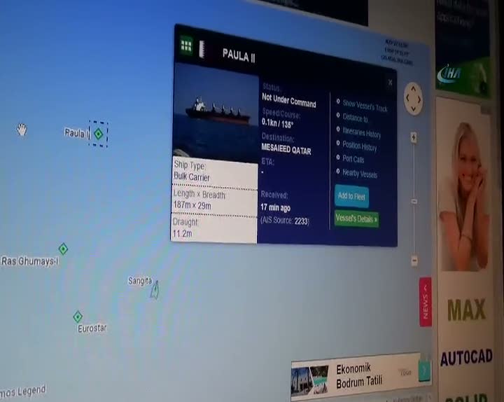 Türk denizciler çalıştıkları gemide rehin alındı