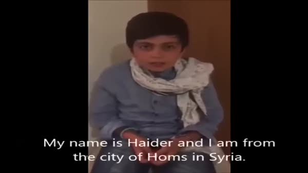 Suriyeli Haydar'dan Kral'a mesaj