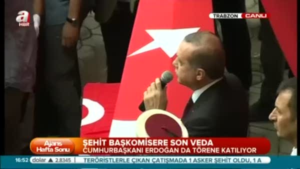 Şehit Başkomiser Trabzon'da uğurlandı!