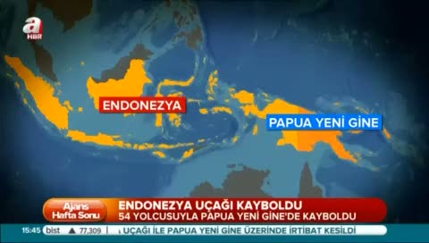 54 yolcunun bulunduğu uçak kayıp