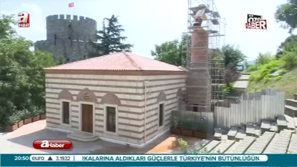 Rumeli Hisarı'ndaki mescidin inşaatı tamamlandı
