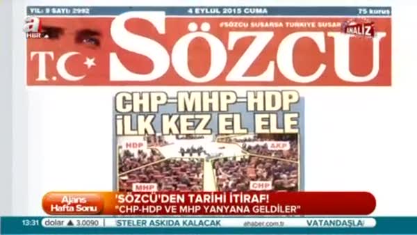 HDP, MHP, CHP ittifak kurdu