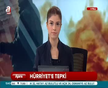 Hürriyet'in alçak saldırısına protesto