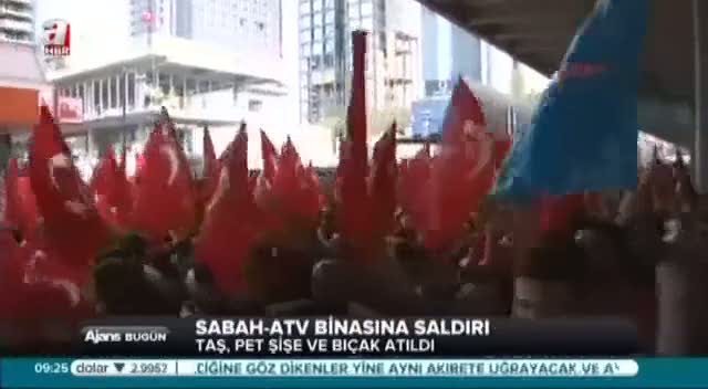 Sabah-Atv binasına saldırı