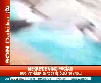 Kabe'de vincin düşme anı