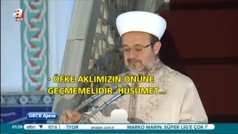 Cuma hutbesinde 'kardeşlik' çağrısı