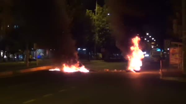 Diyarbakır'da olaylar gece saatlerinde devam etti