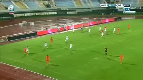 Antalyaspor 1- Çorum Belediyespor 0