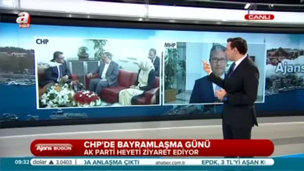 AK Parti CHP bayramlaşmasında 'Haydi Bismillah' göndermesi