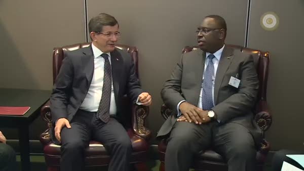 Başbakan Senegal Cumhurbaşkanı ile bir araya geldi