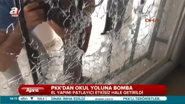 Teröristler okula bombayla saldırdı