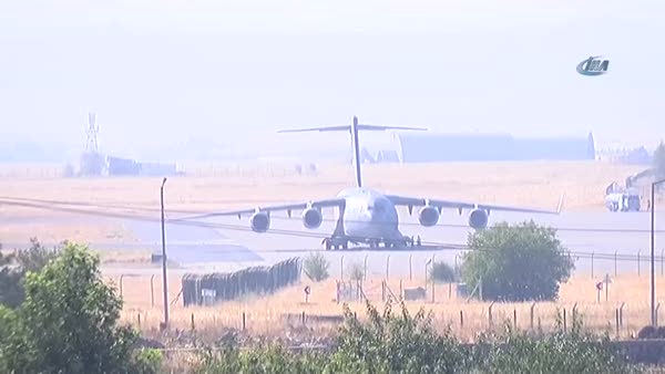 ABD uçakları Diyarbakır'da