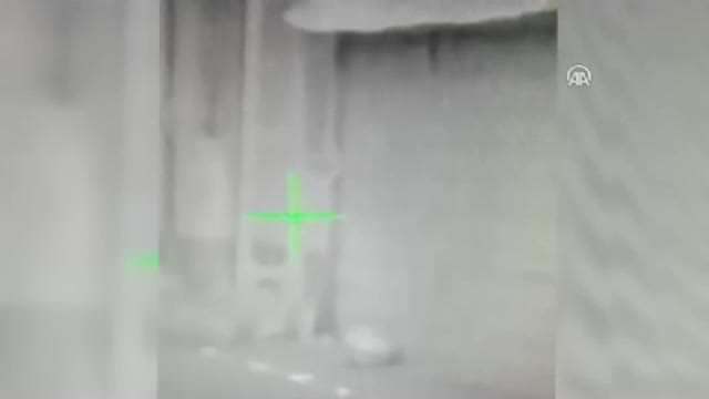 İşte teröristin vurulma anı