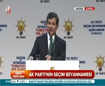 Davutoğlu: Asgari ücret 1.300 TL olacak