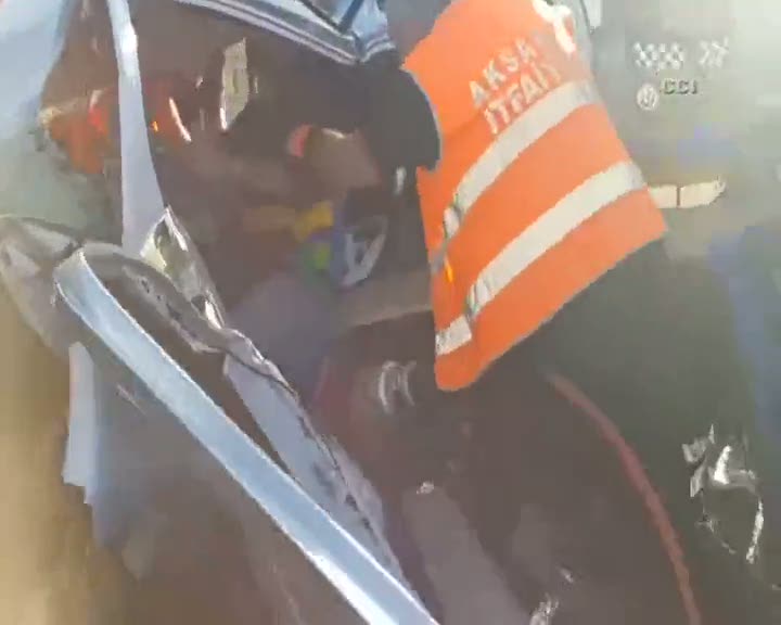 Aksaray’da feci kaza...