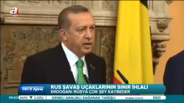 Erdoğan: Türkiye'nin sabrı taşıyor
