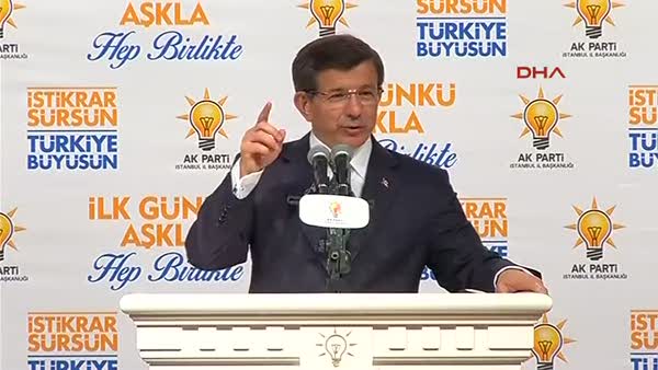Başbakan Davutoğlu STK buluşması'nda konuştu